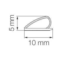 Primo 5792 Grå - 6m Pakke