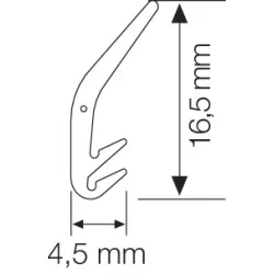 Primo 6074 Grå - 5m Rulle