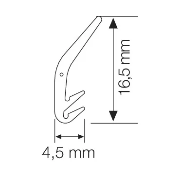 Primo 6074 Grå - 5m Rulle
