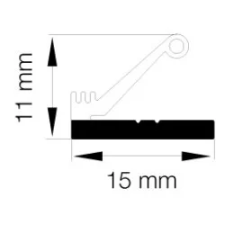 Primo 0789 Grå - 25m Rulle