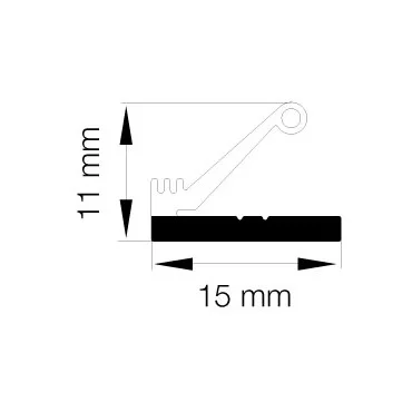Primo 0789 Grå - 25m Rulle