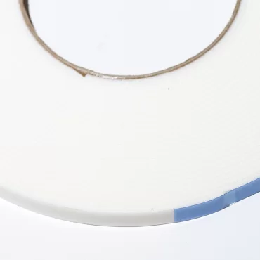 Glasbånd 9x2mm Hvid med tape