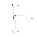 U-Profil 1mm PVC