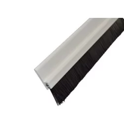 32/15mm 1 meter Børsteliste Hvid