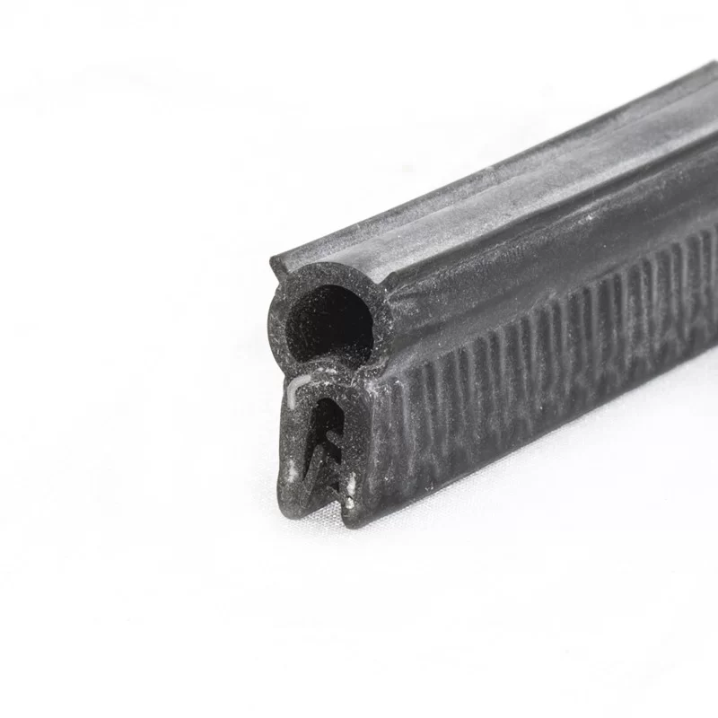 1-4mm Kantliste SILIKONE Sort m. toptæt.