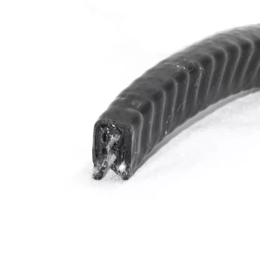 Kantliste 0,5-2,5mm Sort Silikone