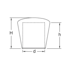 ø5mm Endeprop rund