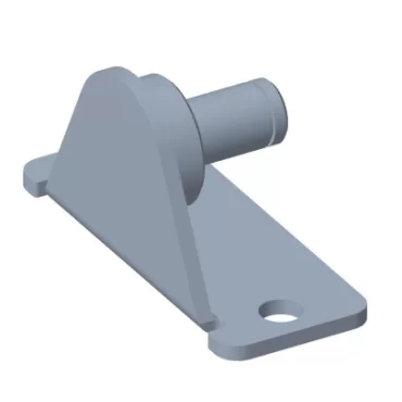 Vinklet Beslag Ø8mm