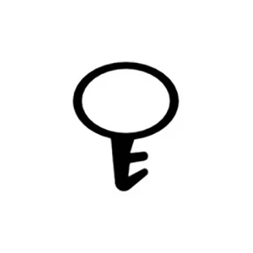 Velux 2960 Tætningsliste Sort