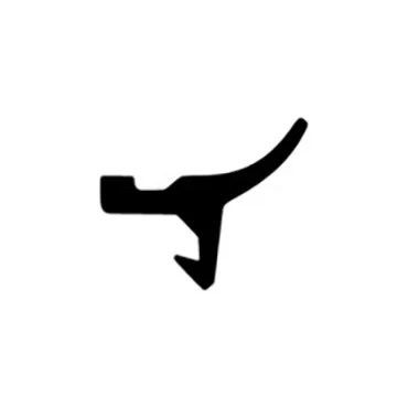 Velux 2858 Tætningsliste Sort