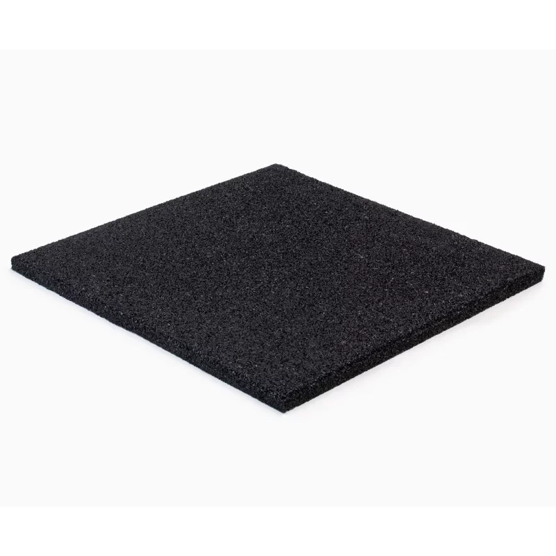Gummifliser 20mm SORT