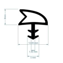 Tætningsliste ADTP-410W - Pr. meter