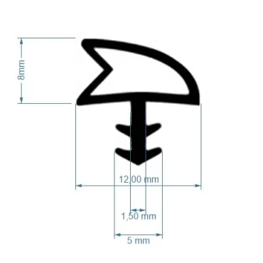 Tætningsliste ADTP-410W - Pr. meter