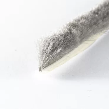 Flexibel Børsteliste 12mm - GRÅ