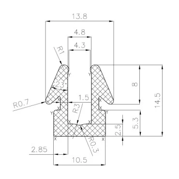 U-Profil 4mm Båd Vinduer