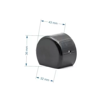 PVC205 Sort afslutning