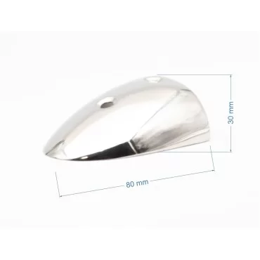 65mm Endestykke Rustfri