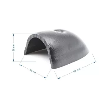 RADIAL 30mm PVC Endestykke