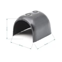 RADIAL 52mm PVC Endestykke