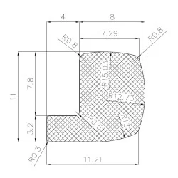 N.C Bjerg Nr.3B Tætningsliste