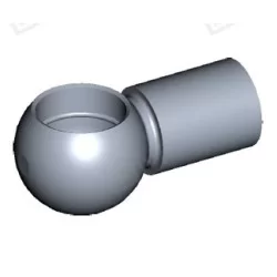 Kugleskål Ø10mm Stål