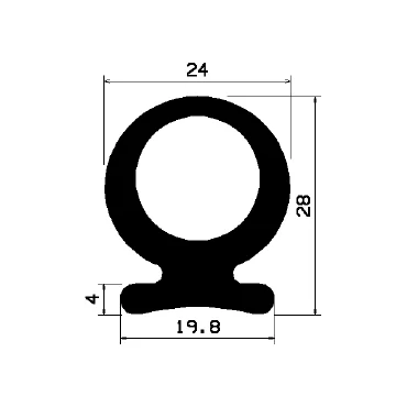 Lift/Port Profil Sort