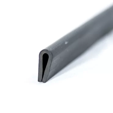 U-Profil 3mm afrundet Gummi