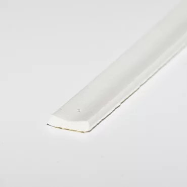 Glasbånd 2x8mm Hvid