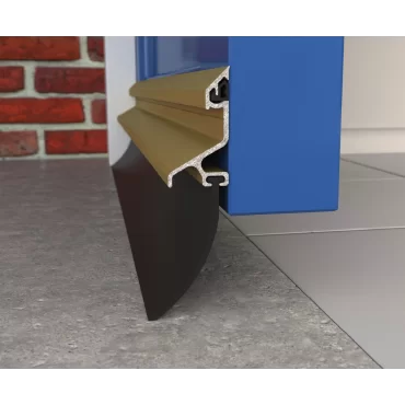 Dørliste med skinne - 1220mm