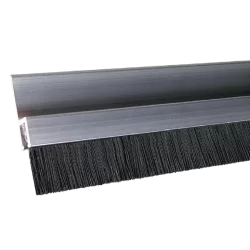 40/24mm 1 meter Børsteliste ALUMINIUM
